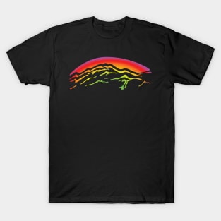 Pioneer Peak Mountain Range at Sunset T-Shirt